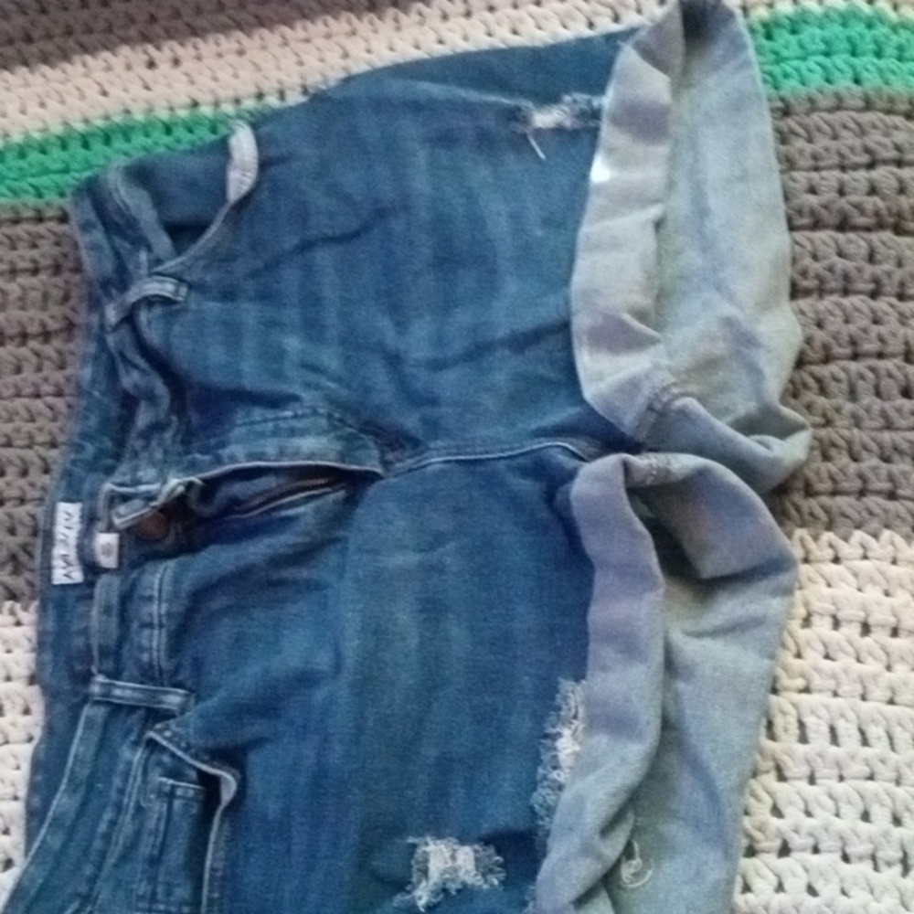 Blue shorts